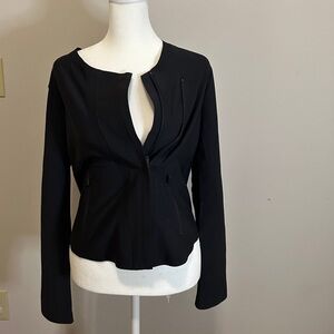 Athleta Stellar moto blazer Jacket size 4 NWT